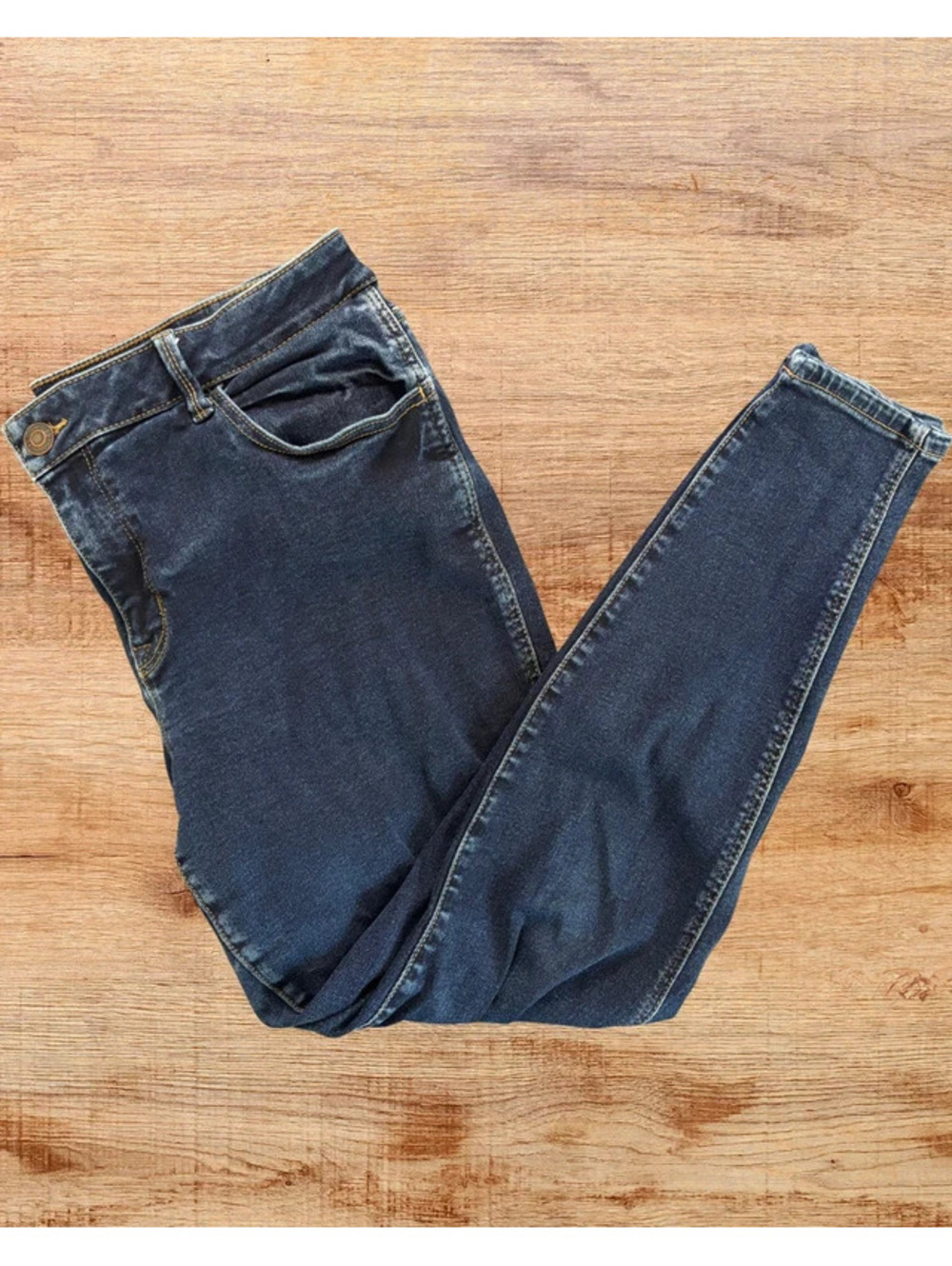 Maurices Women's Size 12 Dark Wash Skinny Jeans Stretch Denim